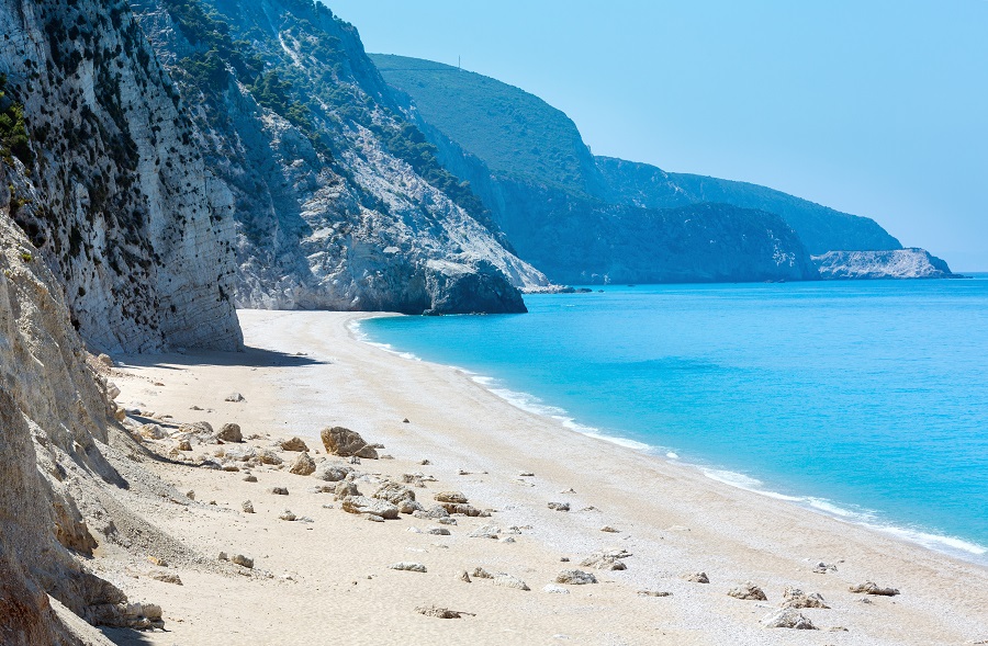 Milos beach | Beautiful beaches on Lefkada Island, Greece